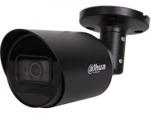 HAC-HFW1200T-0280B-S6-BLACK - 2.8mm, 30m, външен монтаж, булет 2MP 1080P FullHD, HDCVI, камера за наблюдение, DAHUA, LITE СЕРИЯ