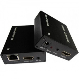 TT-EX05 - HDMI удължител, пасивен, трансмитер, приемник, 1080P, UTP, LAN кабел, 60m, за DVR, NVR 