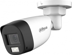 HAC-HFW1500TLM-IL-A-0360B-S2 - 5MP, 3.6mm, LED, 40m, външен монтаж, булет HDCVI, FULL COLOR, камера, DAHUA