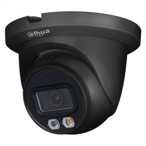 IPC-HDW1439V-A-IL-0280B-Black - 4MP, 2.8mm, 30m LED, POE, външен монтаж, куполна , FULL COLOR, IP камера, DAHUA