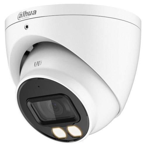 HAC-HDW1200T-IL-A-0280B-S6 - 2MP, 2.8mm, LED, 40m, външен монтаж, куполна HDCVI, FULL COLOR, камера, DAHUA